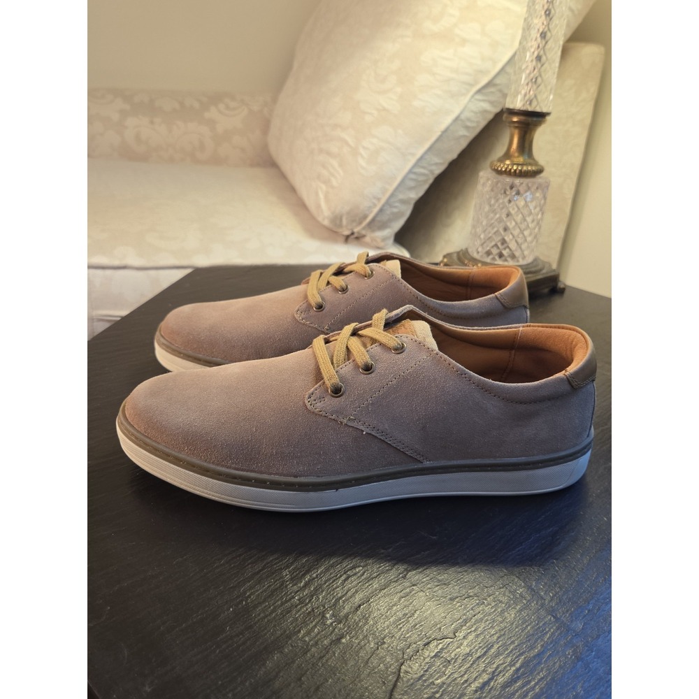 Florsheim Men's Caper PT Lace Suede Plain Toe Oxfords Sand US Sz 8.5W NEW! $100 - Picture 5 of 10